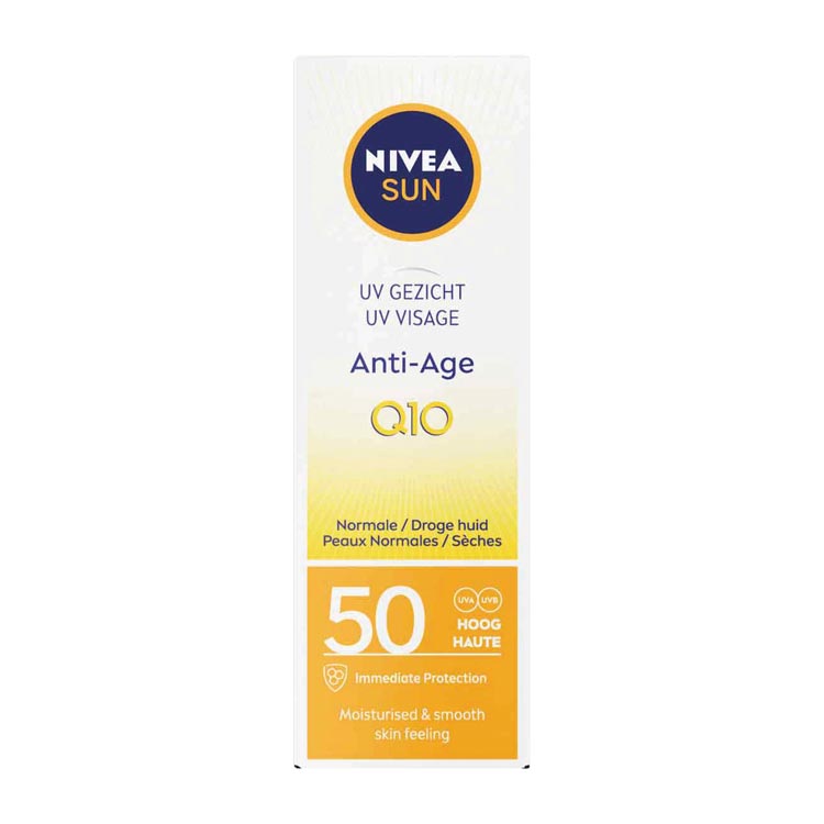 NIVEA SUN GEZICHTSCREME ANTI-AGE/PIGMENTVLEKKEN SPF50