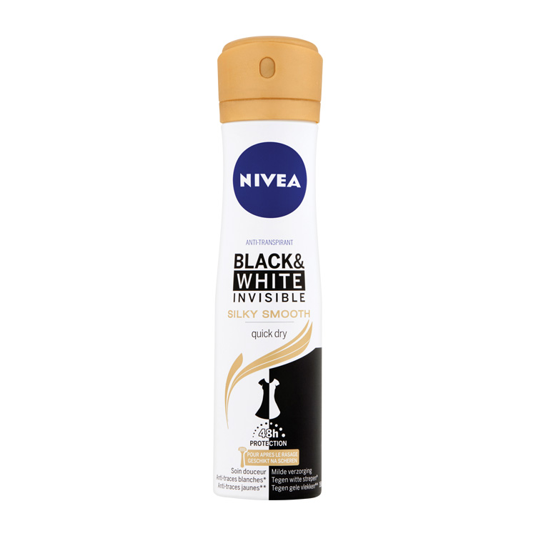 NIVEA DEOSPRAY BLACK WHITE SILKY SMOOTH
