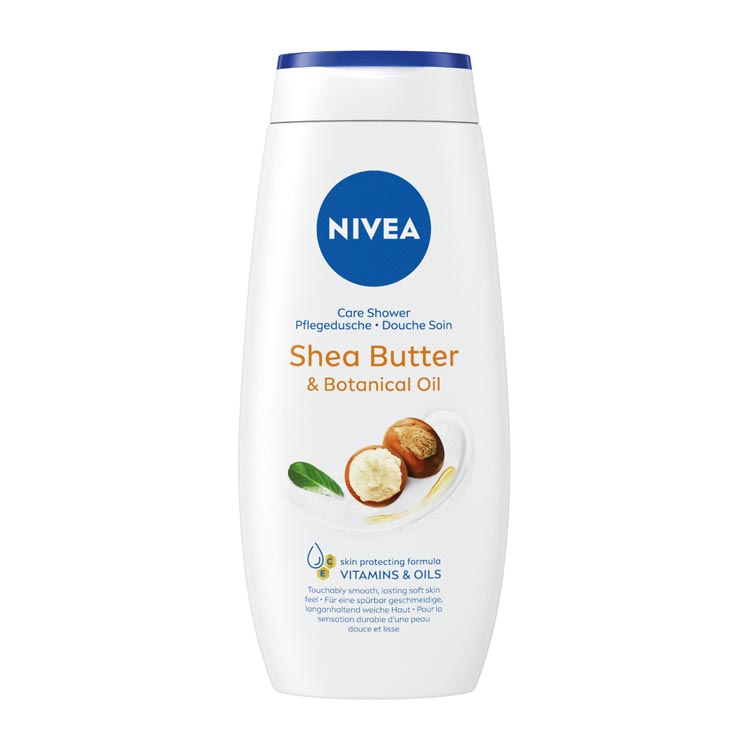 NIVEA DOUCHE GEL SHEA BUTTER   ESSENTIAL OIL