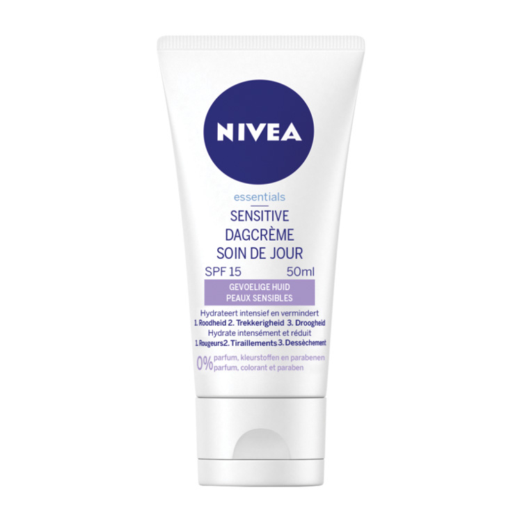 NIVEA ESSENTIALS DAGCREME SENSITIVE SPF15
