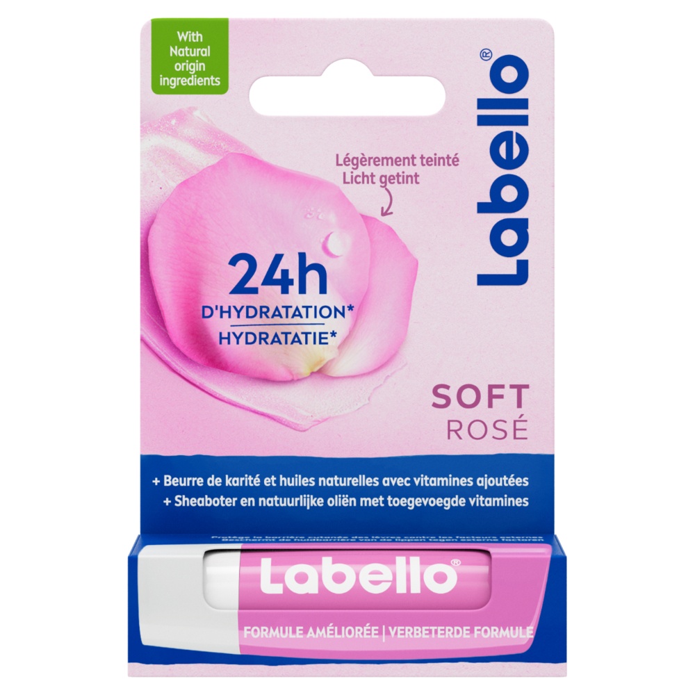 LABELLO SOFT ROSE STICK BLISTER