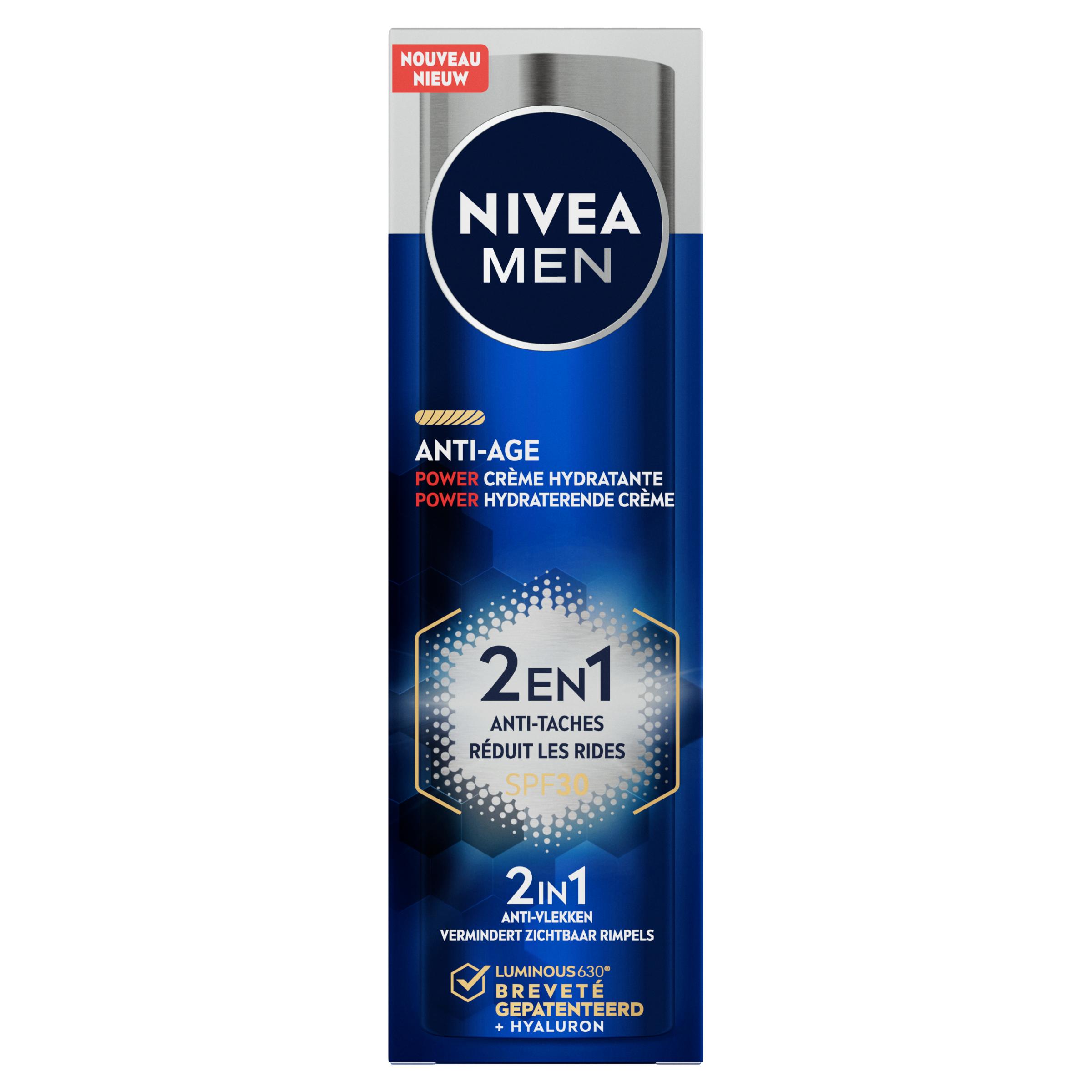 NIVEA MEN LUMINOUS MOISTURIZER 2-IN-1 SPF30