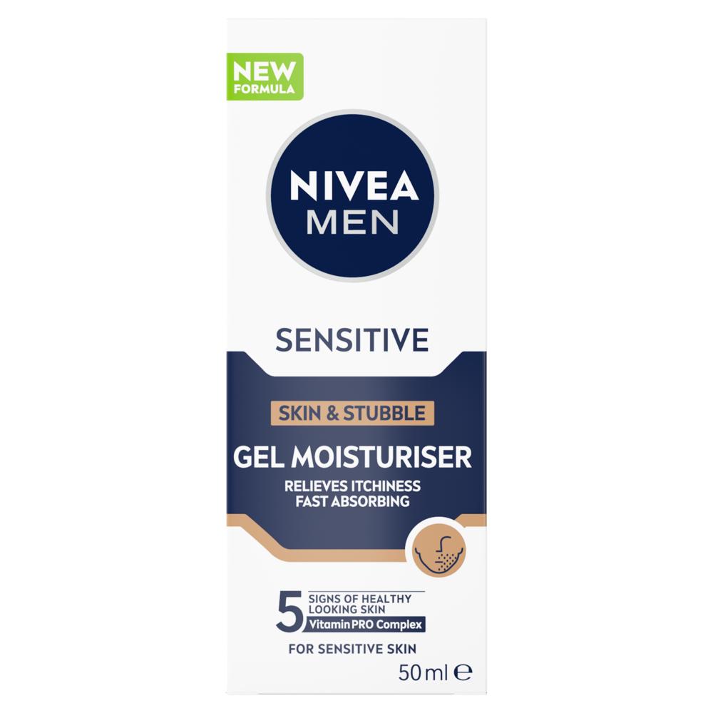 NIVEA MEN GEZICHTSGEL SENSITIVE SKIN   STUBBLE MOISTURIZER