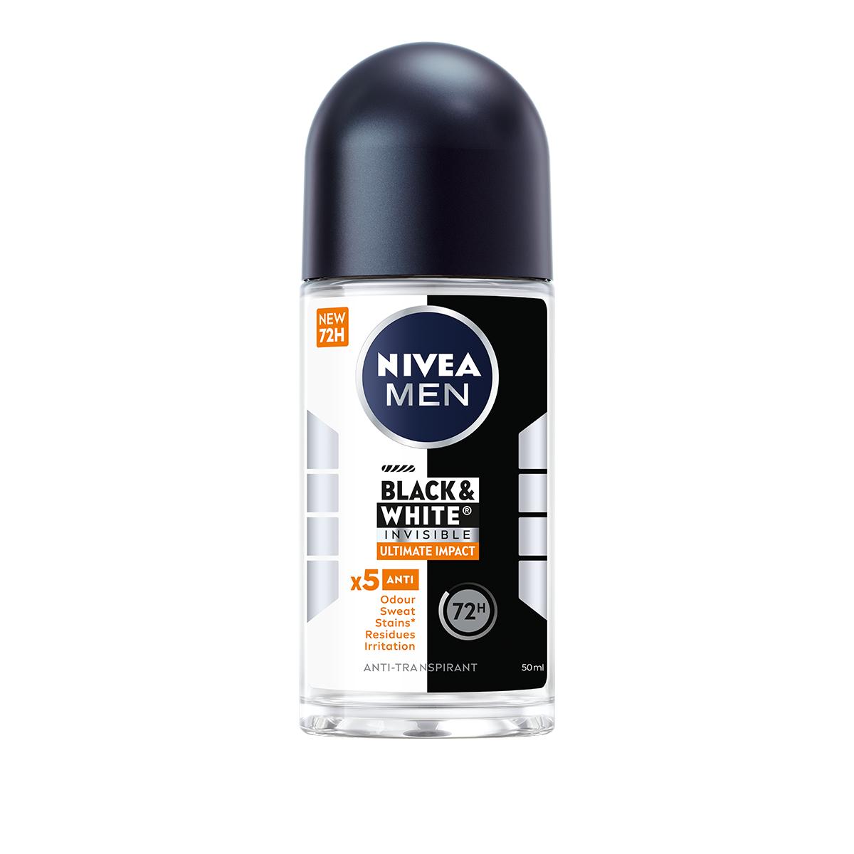 NIVEA MEN DEOROLLER BLACK WHITE ULTIMATE IMPACT