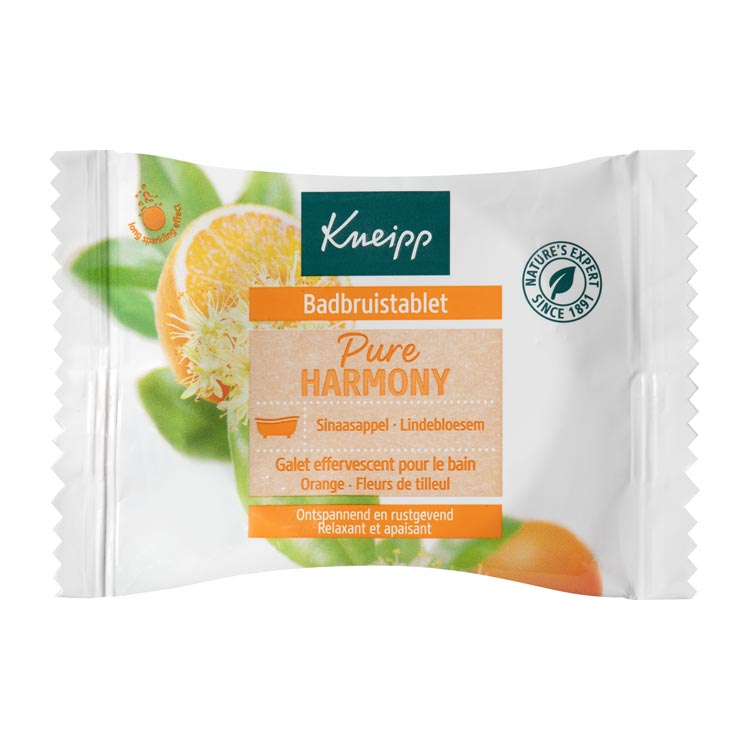 KNEIPP BADBRUISTABLETTEN ORANJE LINDEBLOESEM