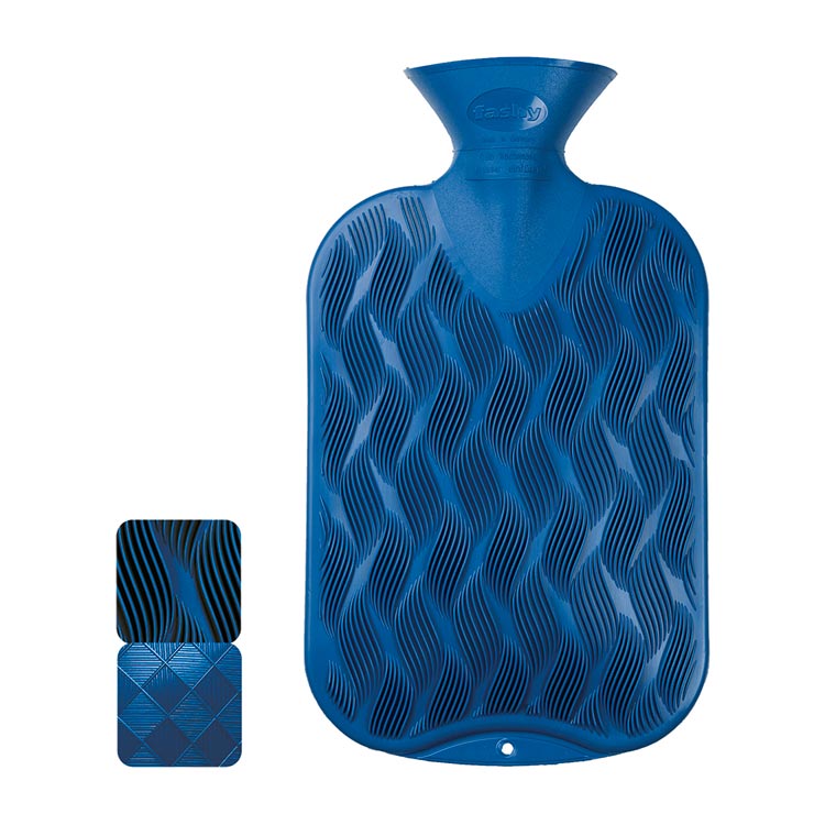 FASHY WARM WATERKRUIK WAVE MOTIEF BLAUW