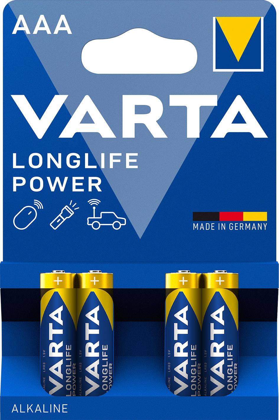 VARTA LONGLIFE POWER ALKALINE AAA/LR03