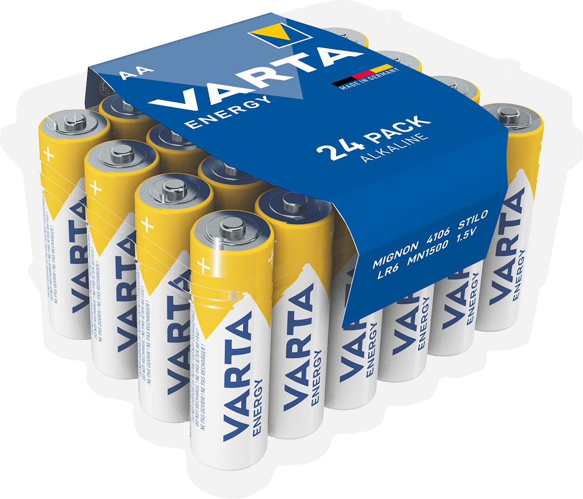 VARTA ENERGY ALKALINE AA/LR6 BOX 24