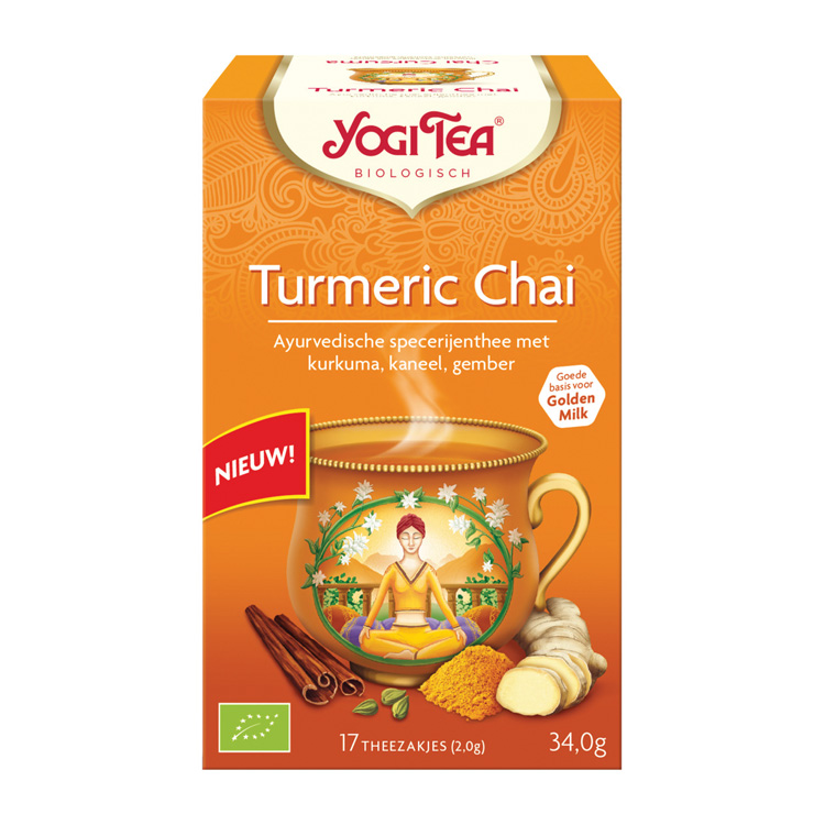 YOGI TEA TURMERIC CHAI BIO -NL-BIO-01