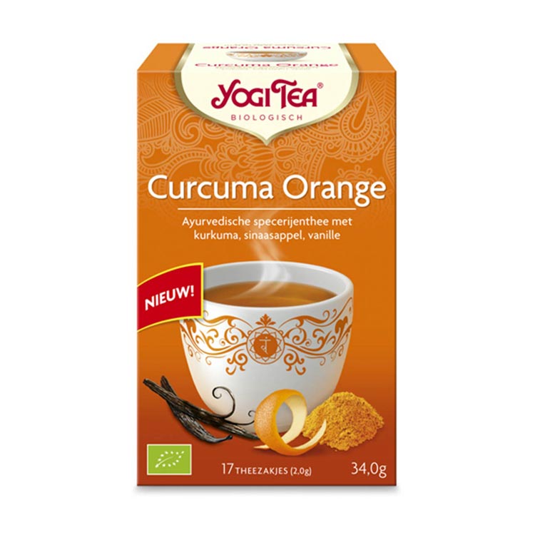 YOGI TEA CURCUMA ORANGE BIO -NL-BIO-01