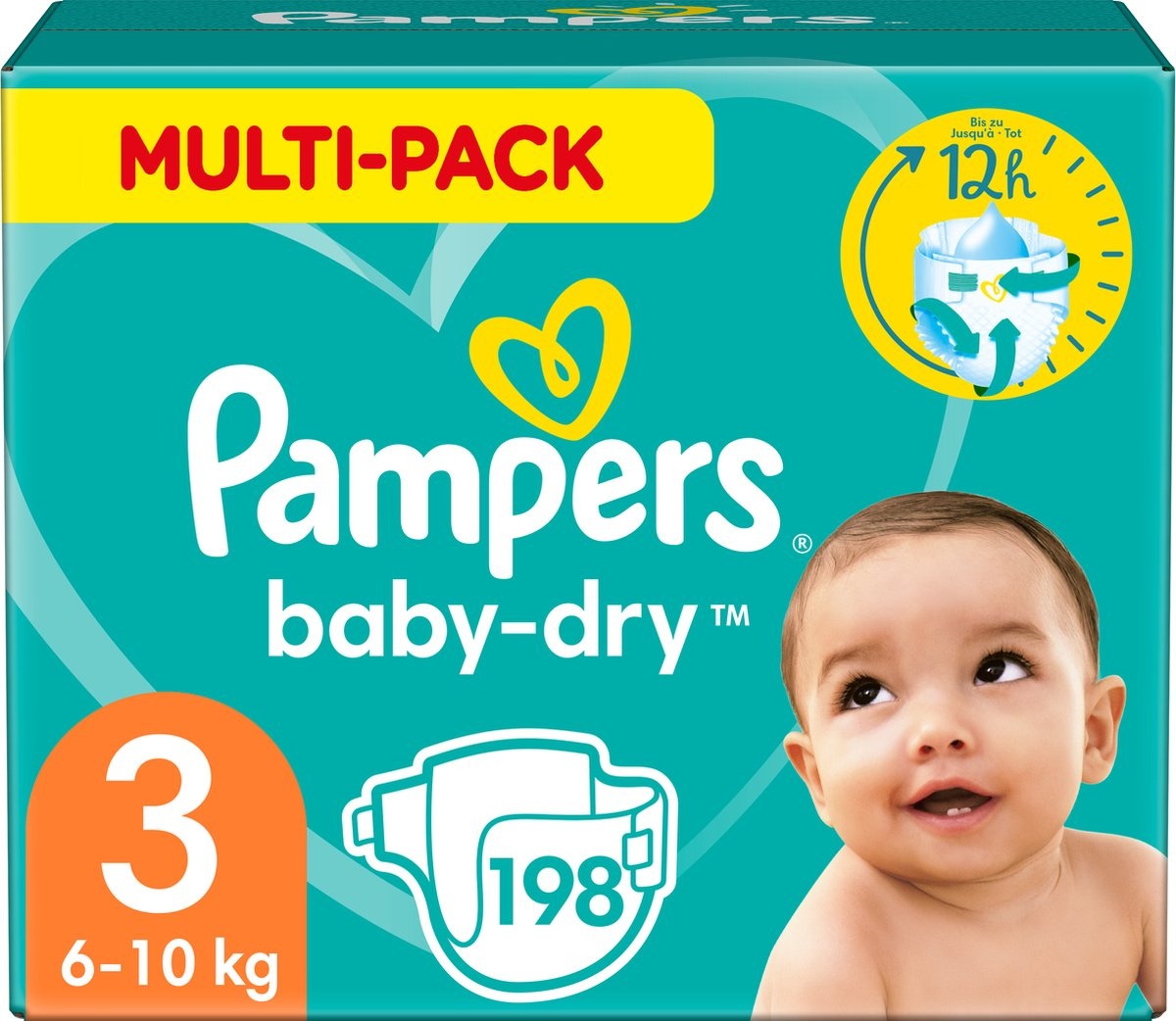 PAMPERS BABY DRY S3 6-10 KG BOX