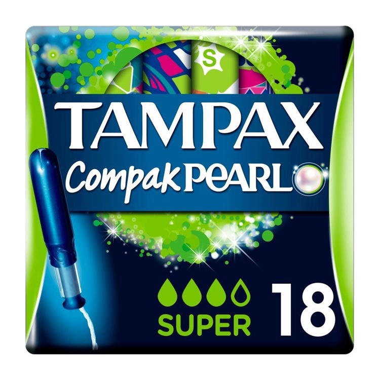 TAMPAX COMPAK PEARL SUPER