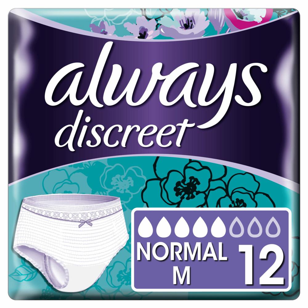 ALWAYS DISCREET PANTS M INCONTINENCE