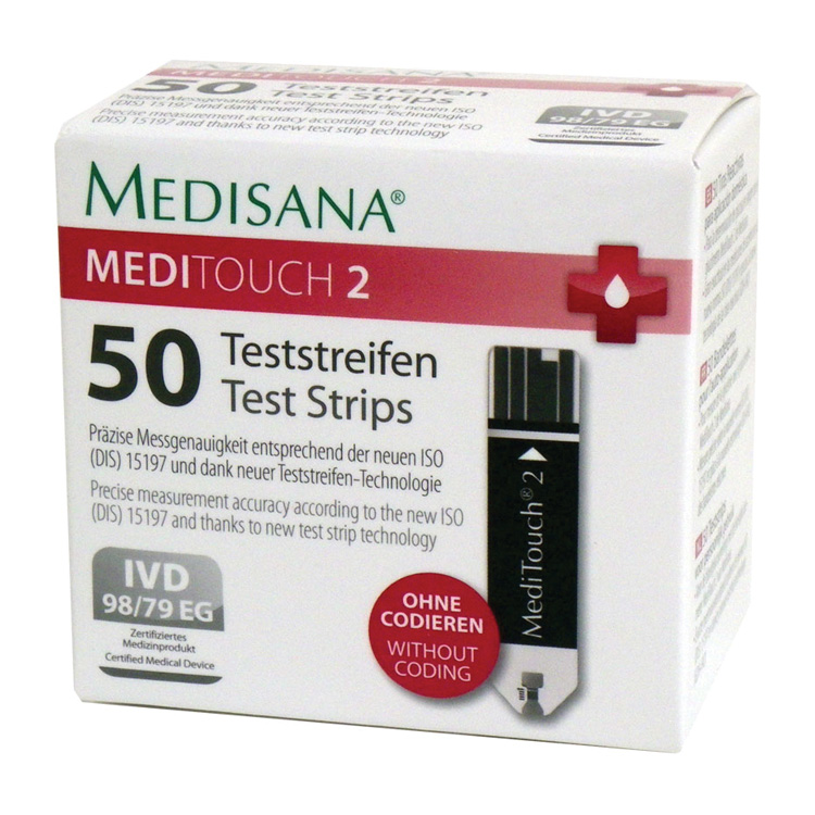 MEDISANA MEDITOUCH BLOEDGLUCOSE 2 TESTSTRIPS