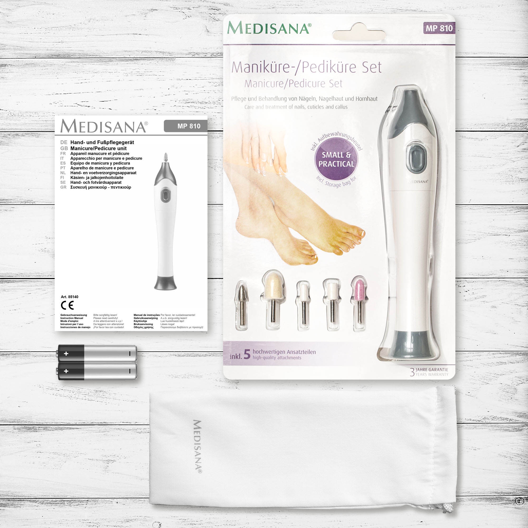 MEDISANA MANICURE EN PEDICURE SET