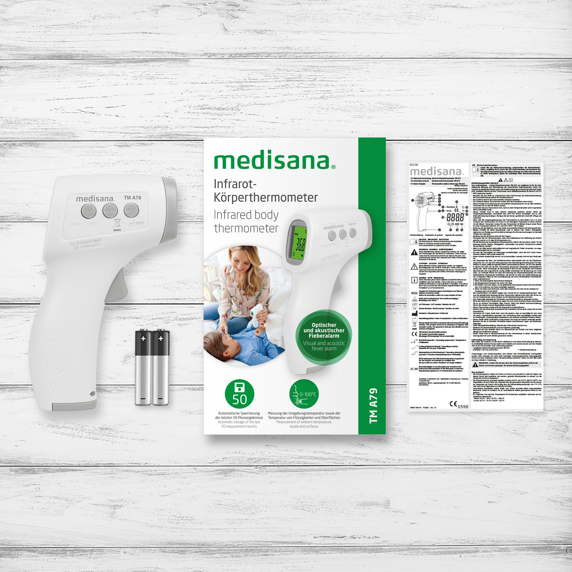 MEDISANA INFRAROOD THERMOMETER TMA79