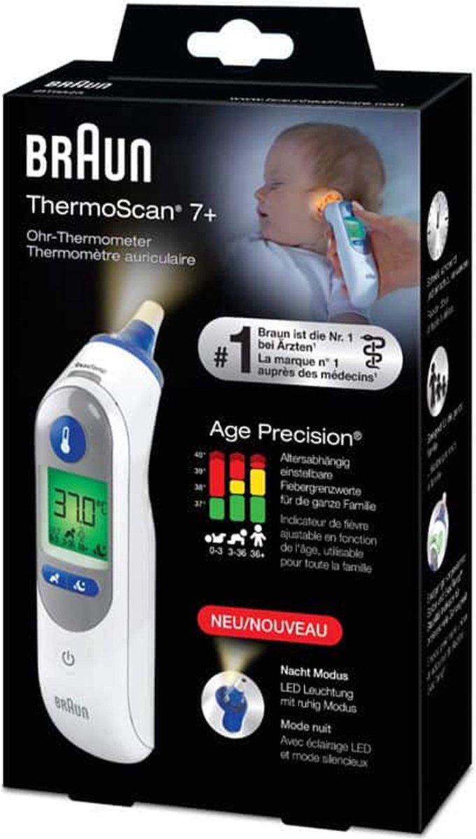 BRAUN THERMOMETER OOR 7  AGE PRECISION IRT6525