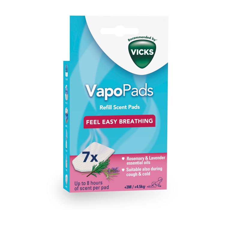 VICKS VAPOPADS ROZENMARIJN/LAVENDEL