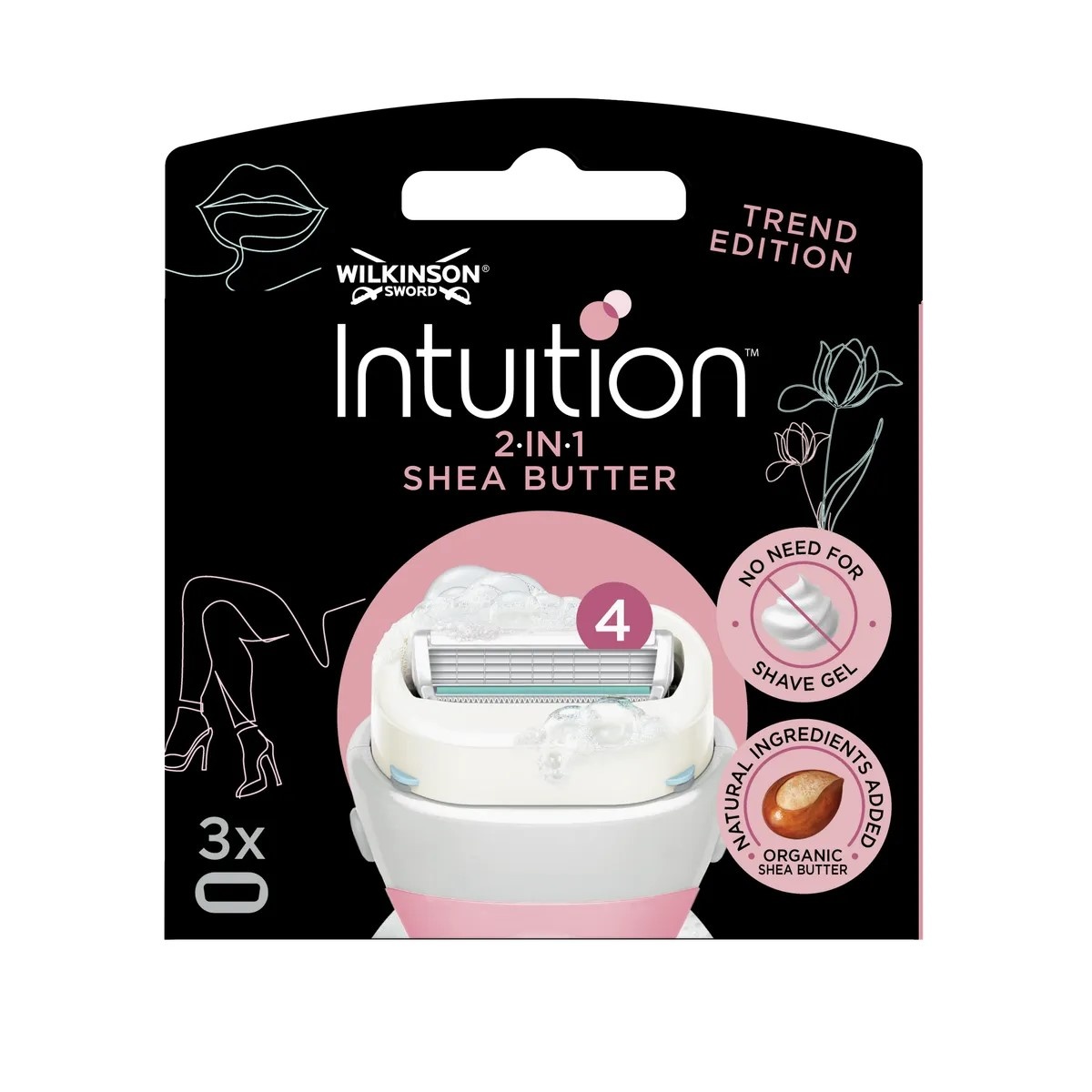 WILKINSON INTUITION ULTRA MOISTURE SHEA BUTTER MESJES