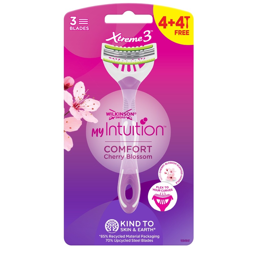 WILKINSON WEGWERPMESJES QUATTRO MY INTUITION COMFORT 4 4