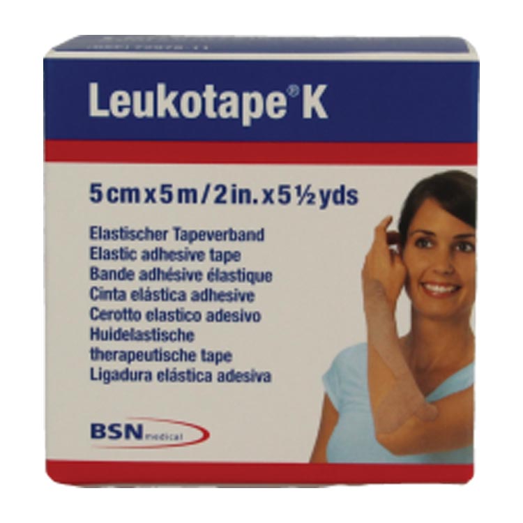 LEUKOPLAST LEUKOTAPE K HUIDKLEURIG 5MX5CM