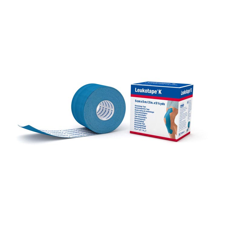 LEUKOPLAST LEUKOTAPE K BLAUW 5MX5CM