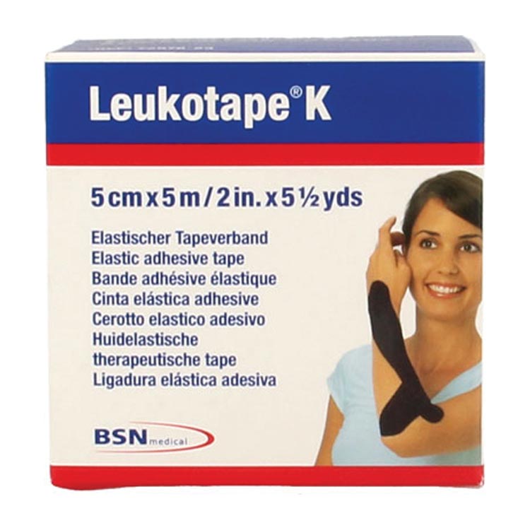 LEUKOPLAST LEUKOTAPE K ZWART 5MX5CM