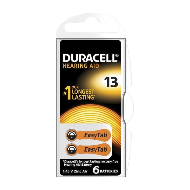 DURACELL GEHOORBATTERIJ ZINC-AIR DA13