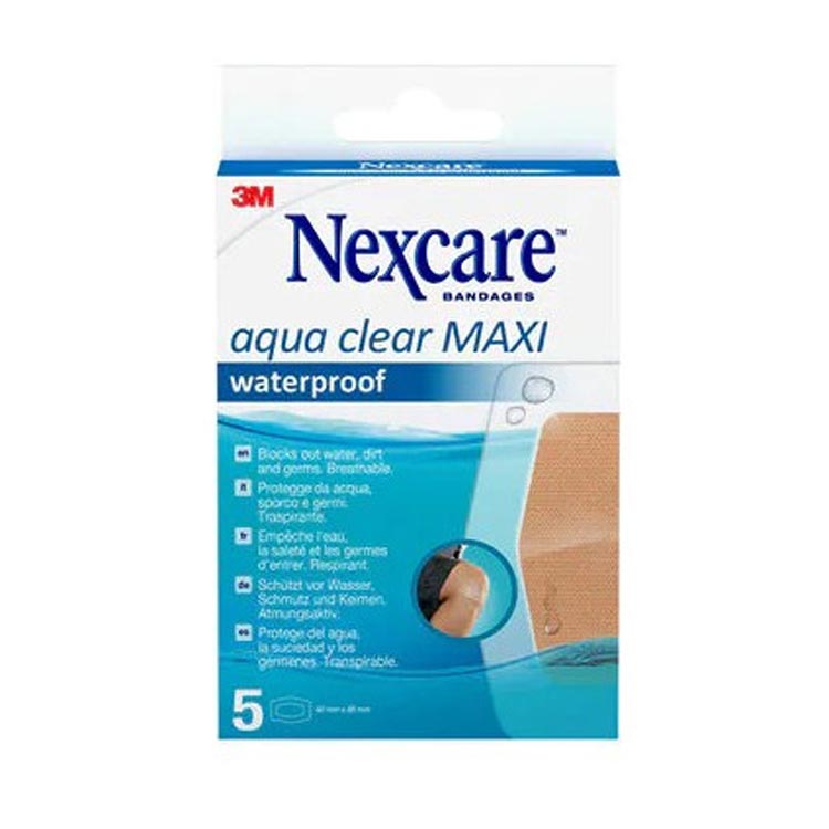 3M NEXCARE AQUA CLEAR MAXI WATERPROOF PLEISTERS