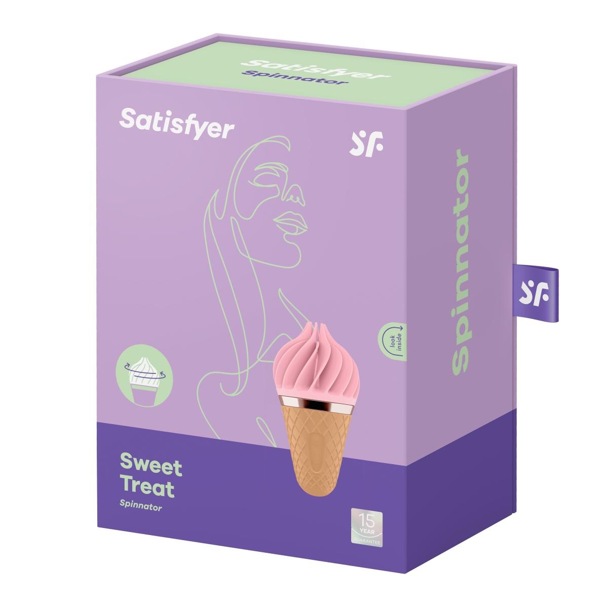 SATISFYER SEEET TREAT SPINNATOR VIBRATOR ROZE