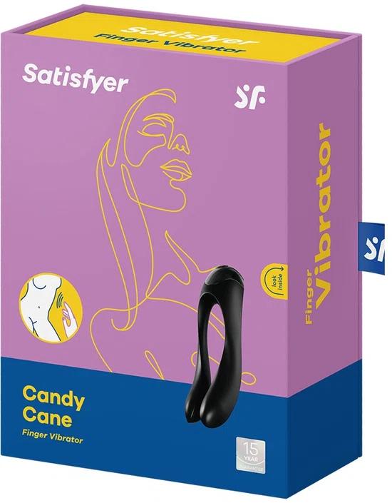 SATISFYER VINGERVIBRATOR CANDY CANE