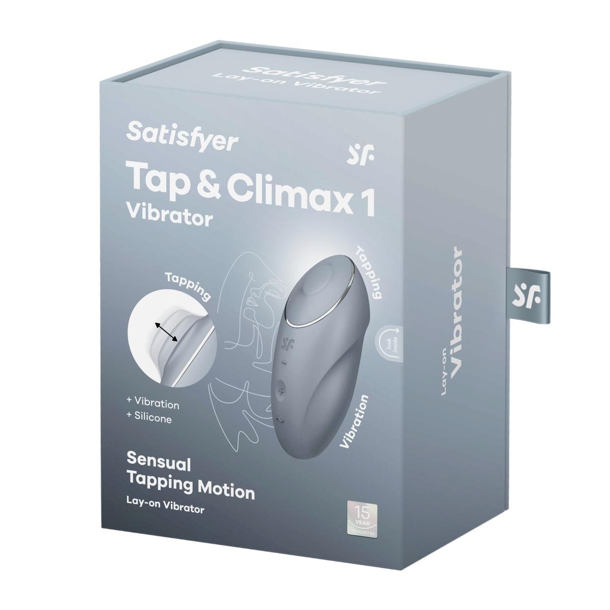 SATISFYER TAP   CLIMAX 1 BLAUW/GRIJS