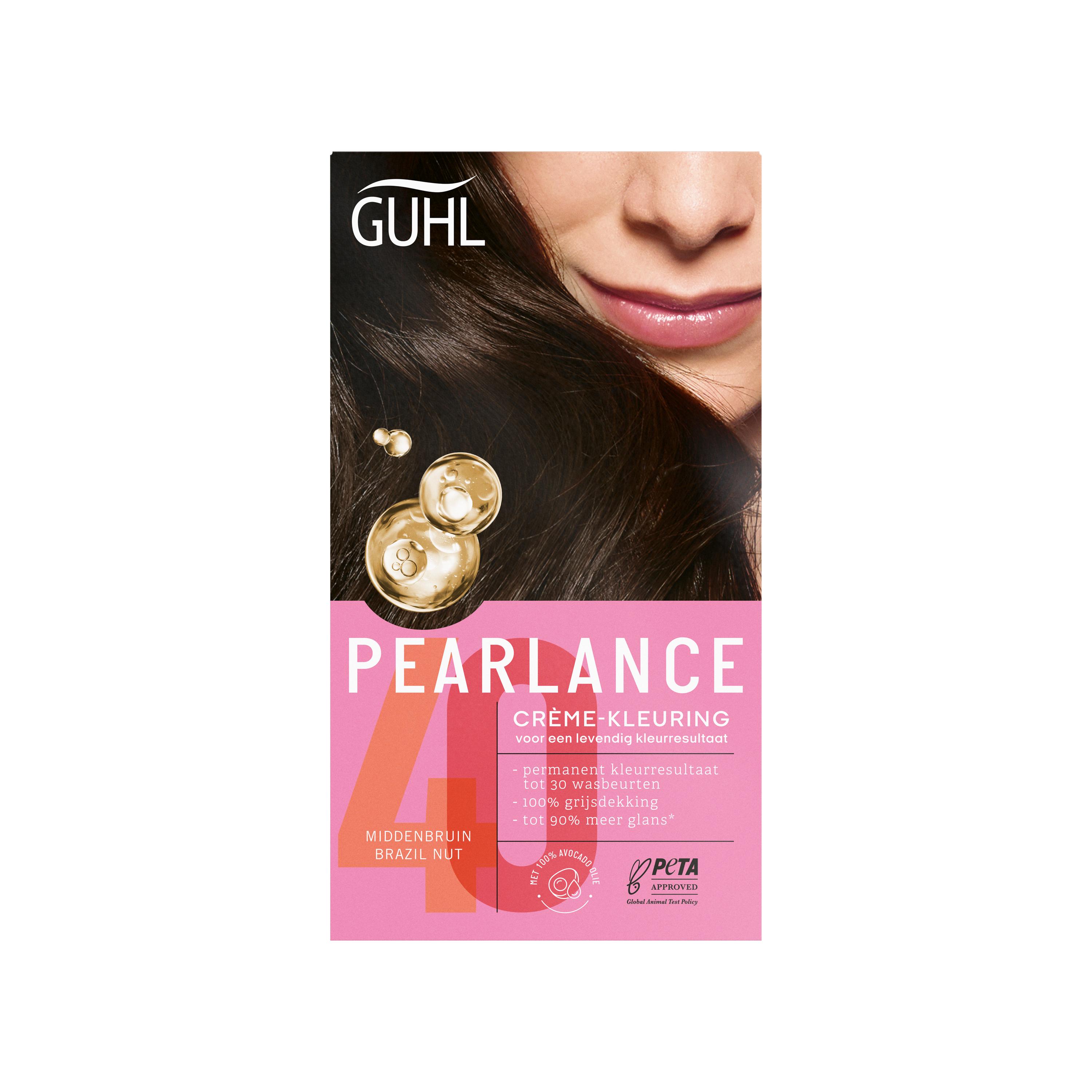 GUHL PEARLANCE INTENSIEVE CREME-KLEURING 40 MIDDENBRUIN