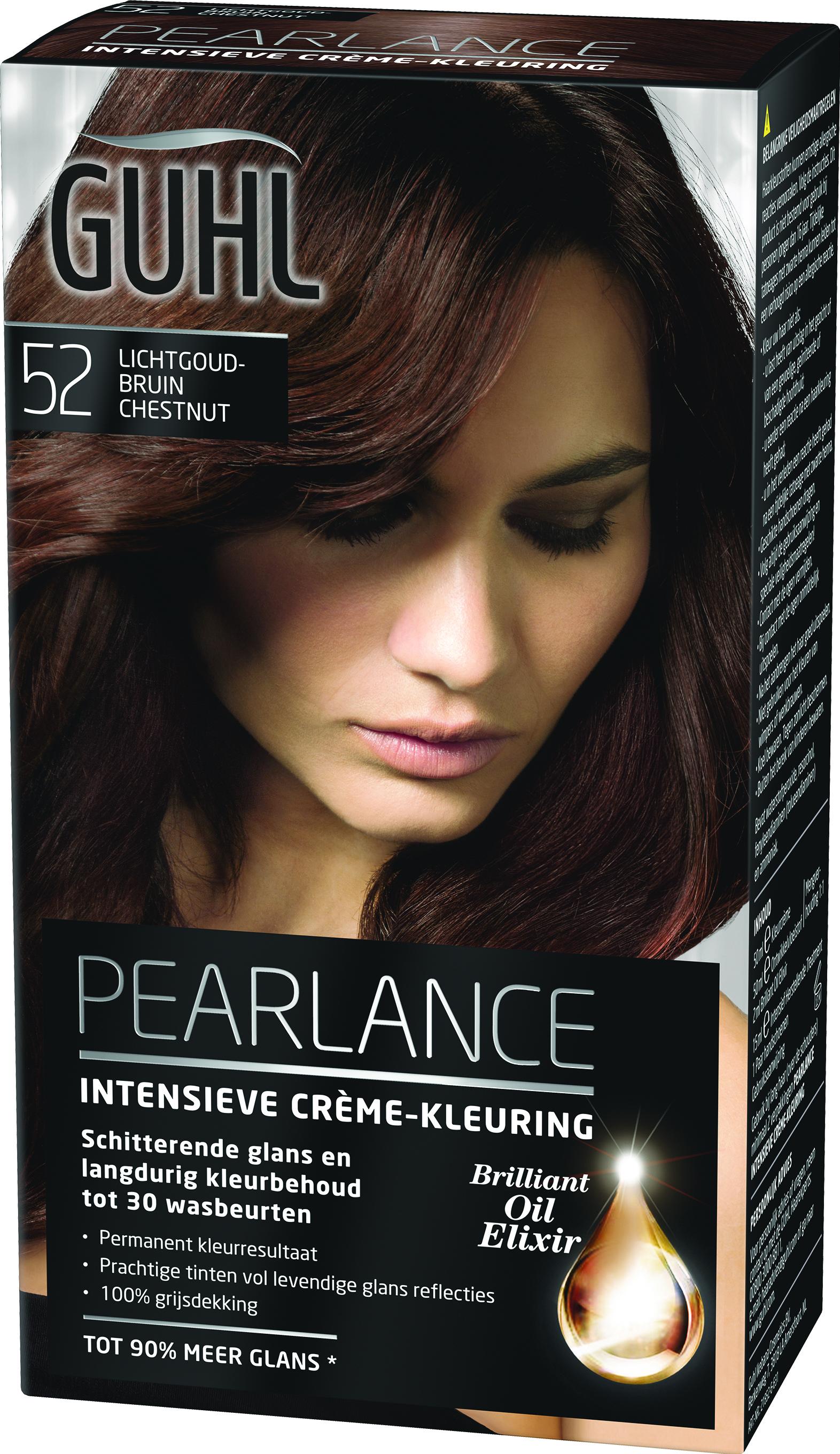 GUHL PEARLANCE INTENSIEVE CREME KLEURING 52 LICHTGOUDBRUIN