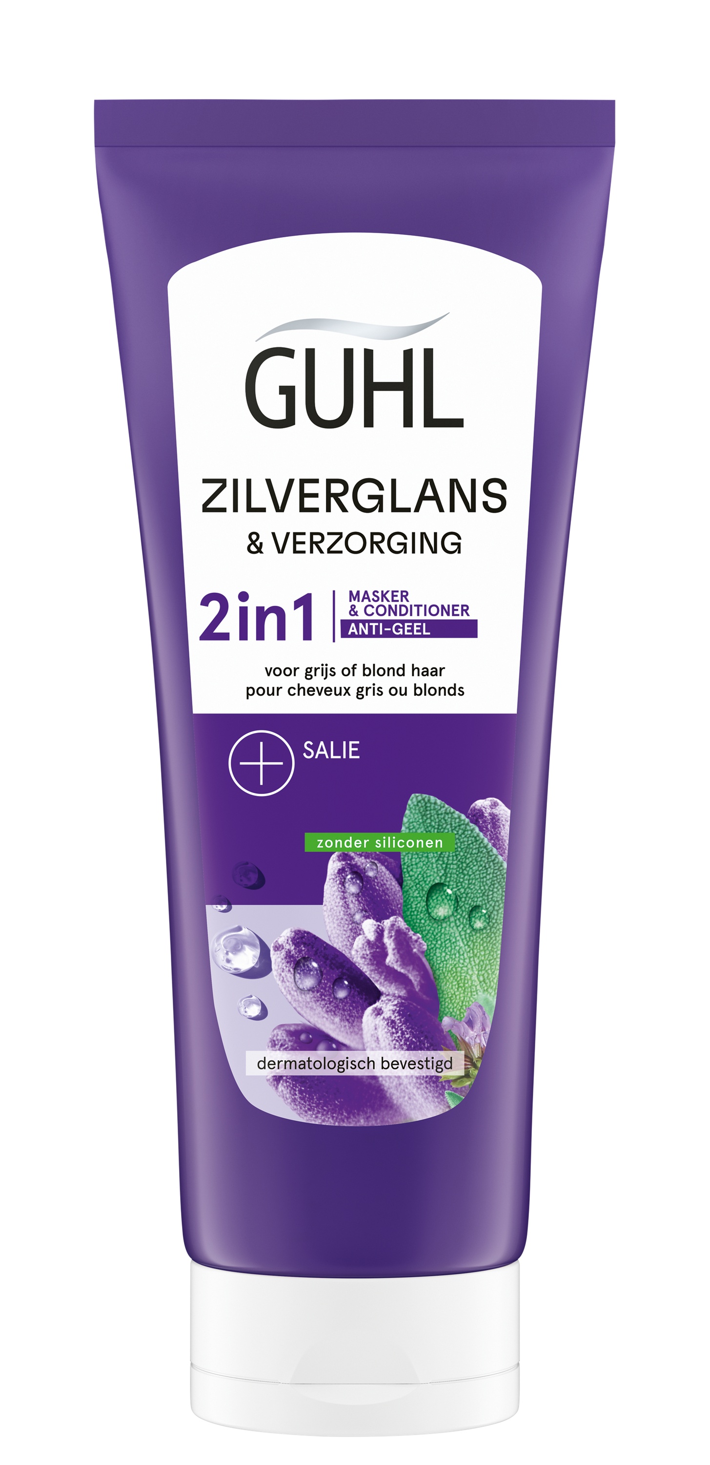 GUHL MASKER ZILVERGLANS   VERZORGING ANTI GEEL
