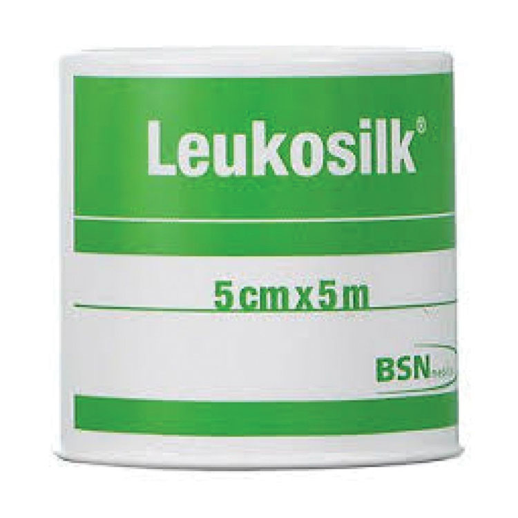 LEUKOPLAST LEUKOSILK 5,00CM 1024