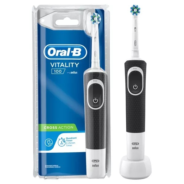 ORAL-B ELEKTRISCHE TANDENBORSTEL VITALITY 100 CROSS ACTION BLACK