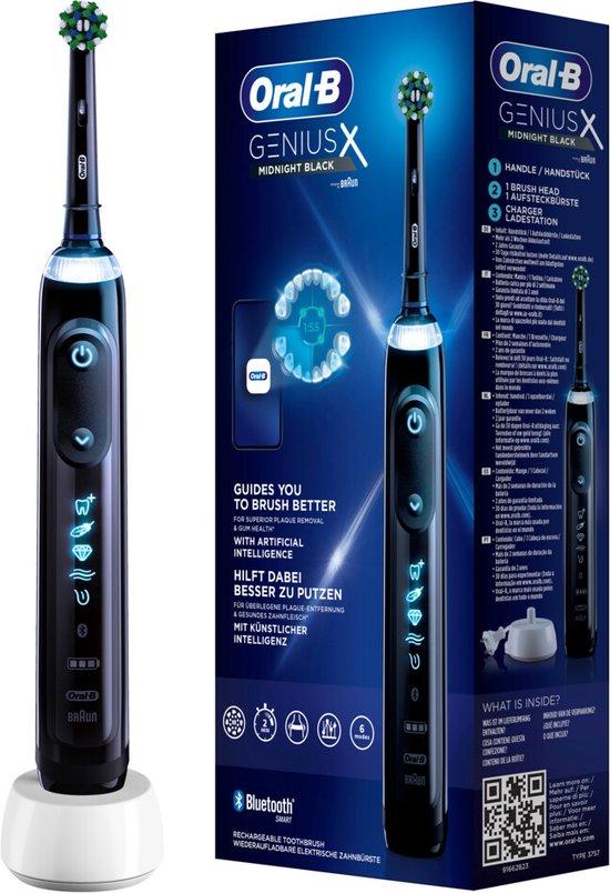 ORAL-B ELEKTRISCHE TANDENBORSTEL GENIUS X MIDNIGHT BLACK