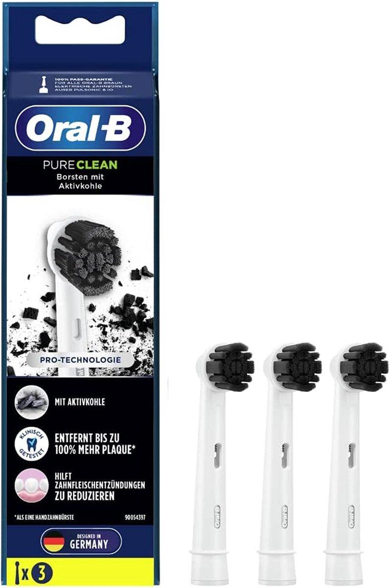 ORAL-B ELEKTRISCHE TANDENBORSTEL REFILL PURE CLEAN CHARCOAL