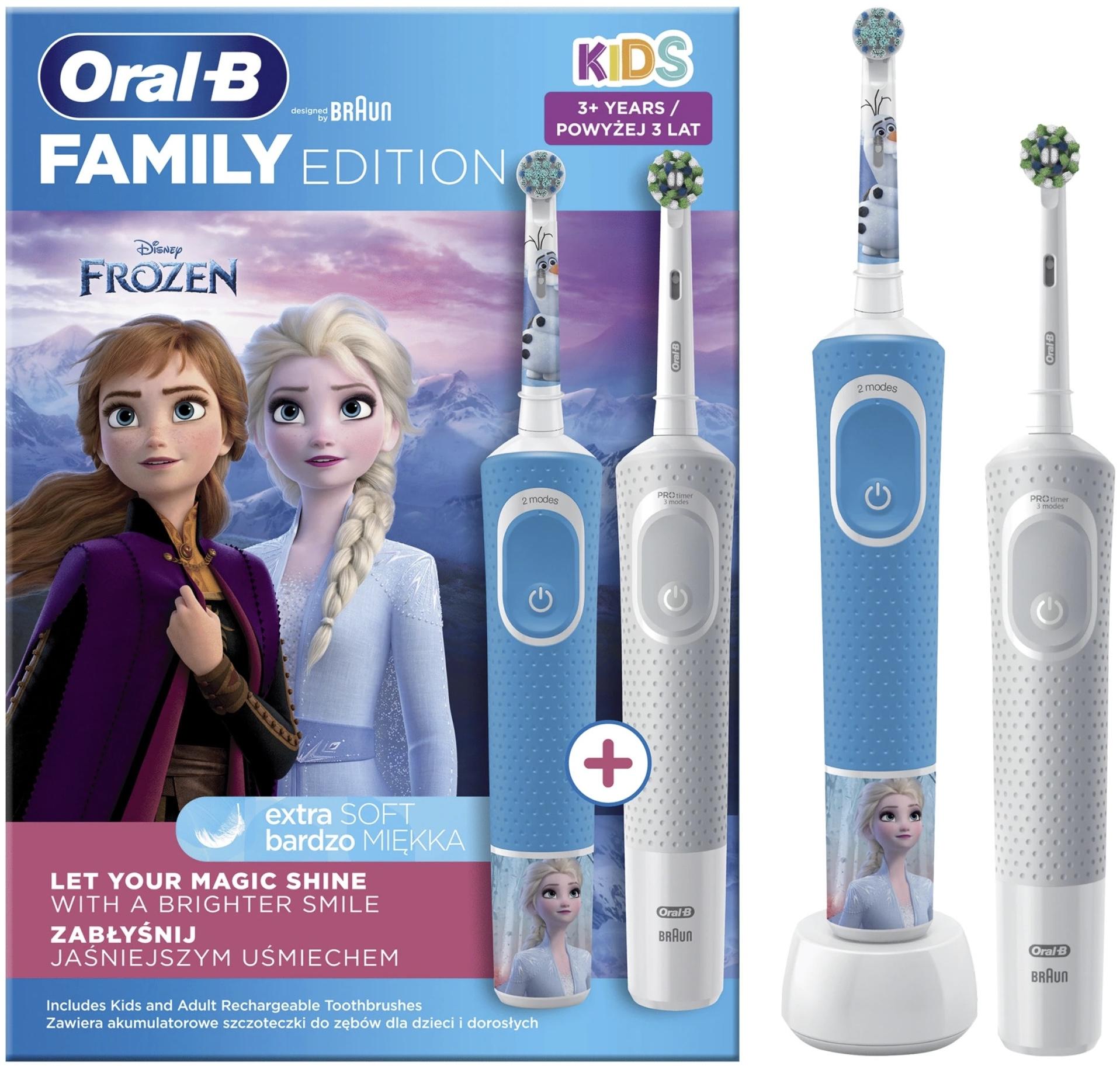 ORAL-B ELEKTRISCHE TANDENBORSTEL FAMILIE EDITIE KIDS FROZEN   VITALITY PRO D103