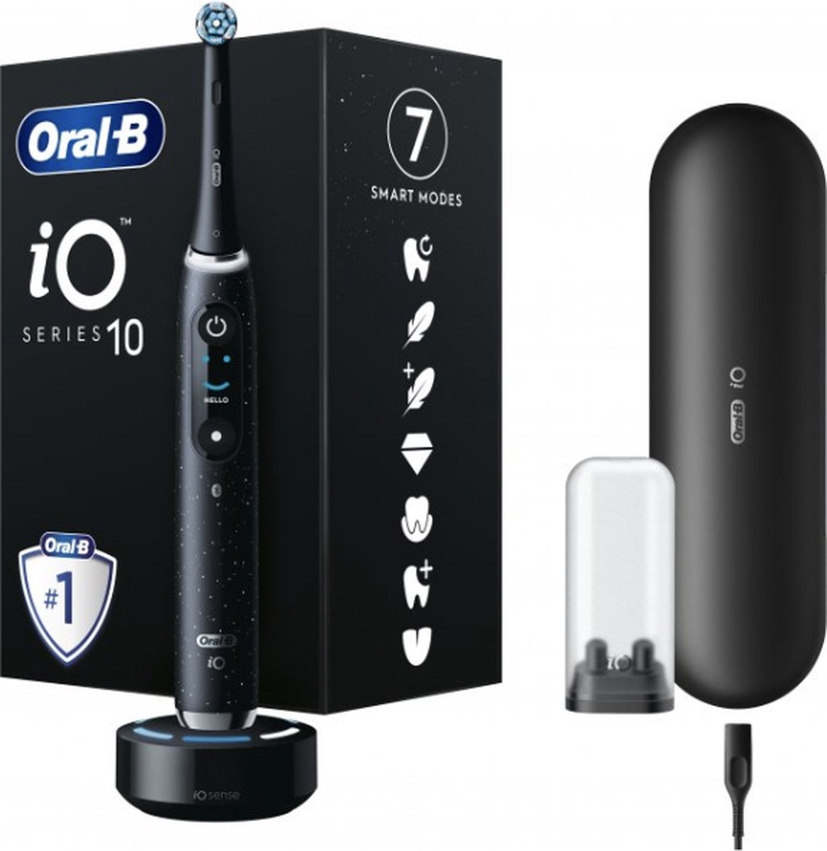 ORAL-B ELEKTRISCHE TANDENBORSTEL IO SERIE 10 COSMIC BLACK
