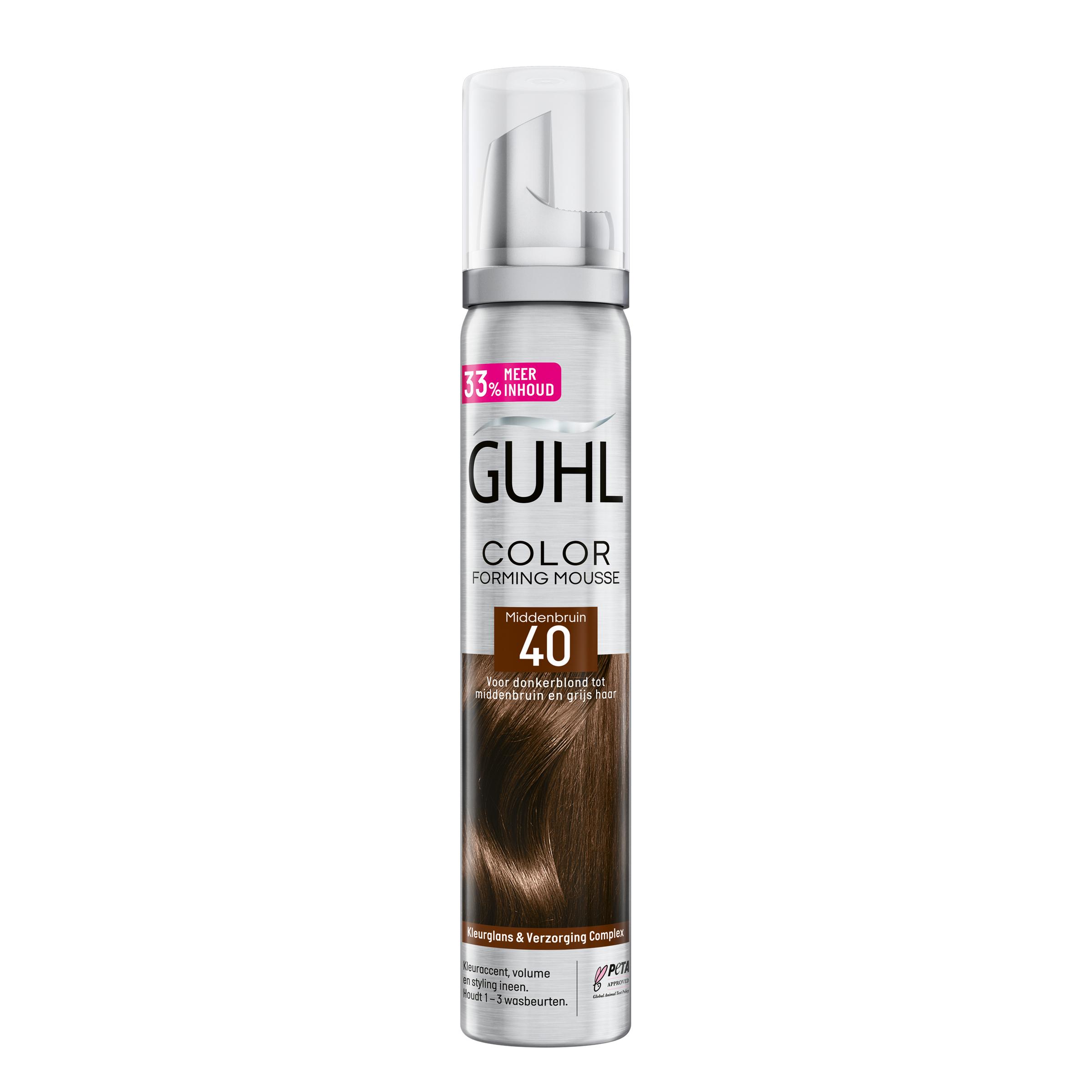 GUHL COLOR FOAMING MOUSSE 40 MIDDENBRUIN