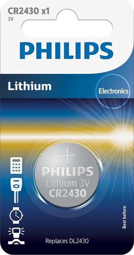 PHILIPS LITHIUM CR2430 3V