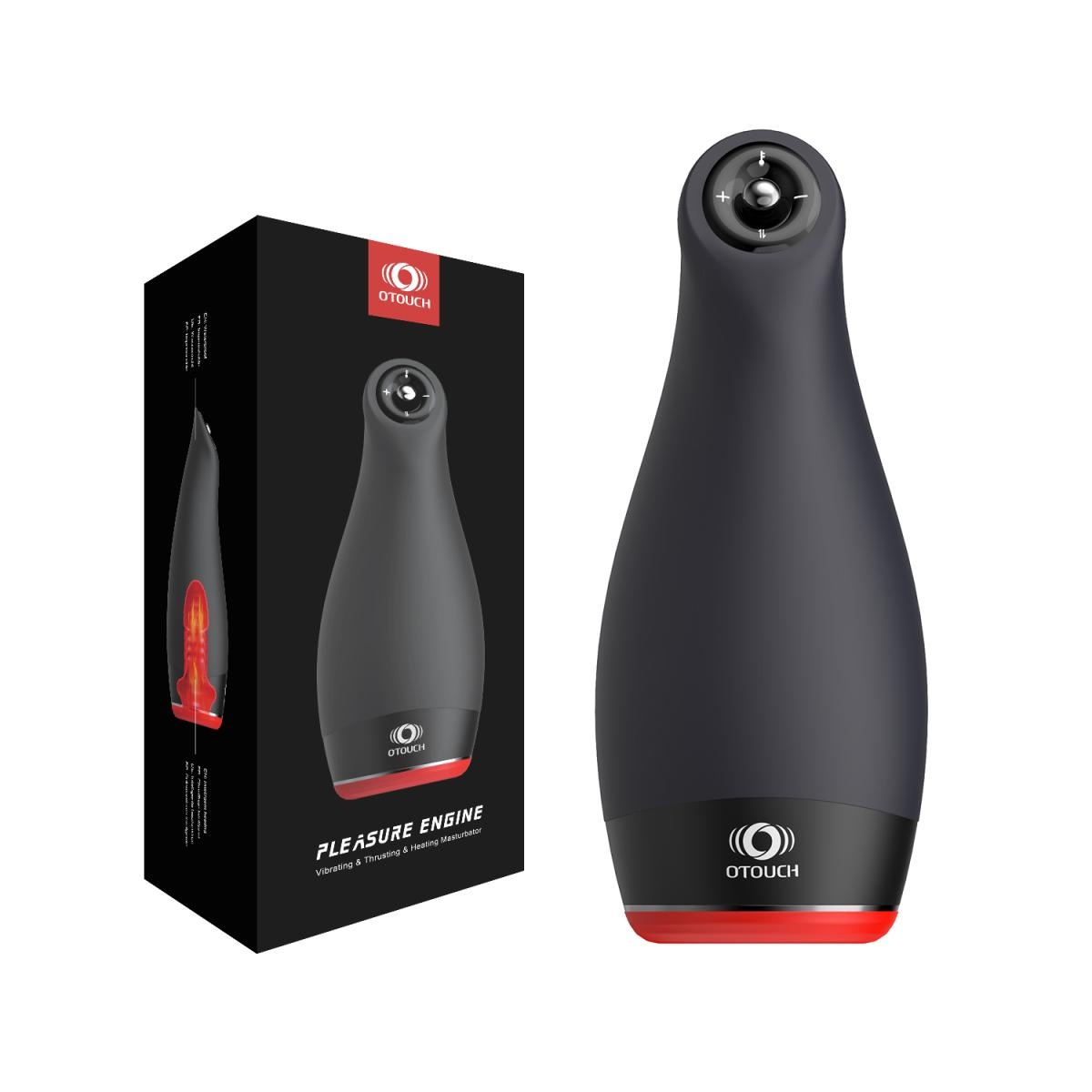 OTOUCH PLEASURE ENGINE VERWARMENDE, STOTENDE EN VIBRERENDE MASTURBATOR