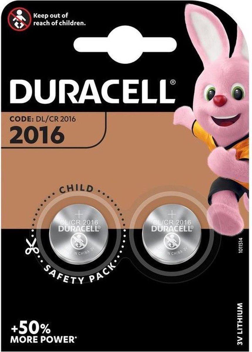 DURACELL LITHIUM KNOOPCEL CR2016 3VOLT