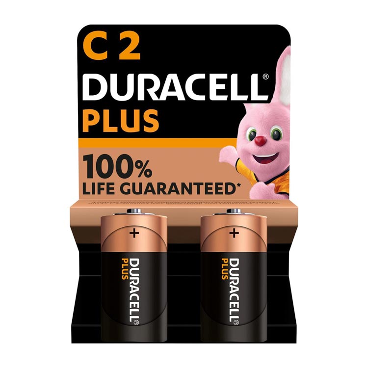 DURACELL PLUS ALKALINE 100% C LR14