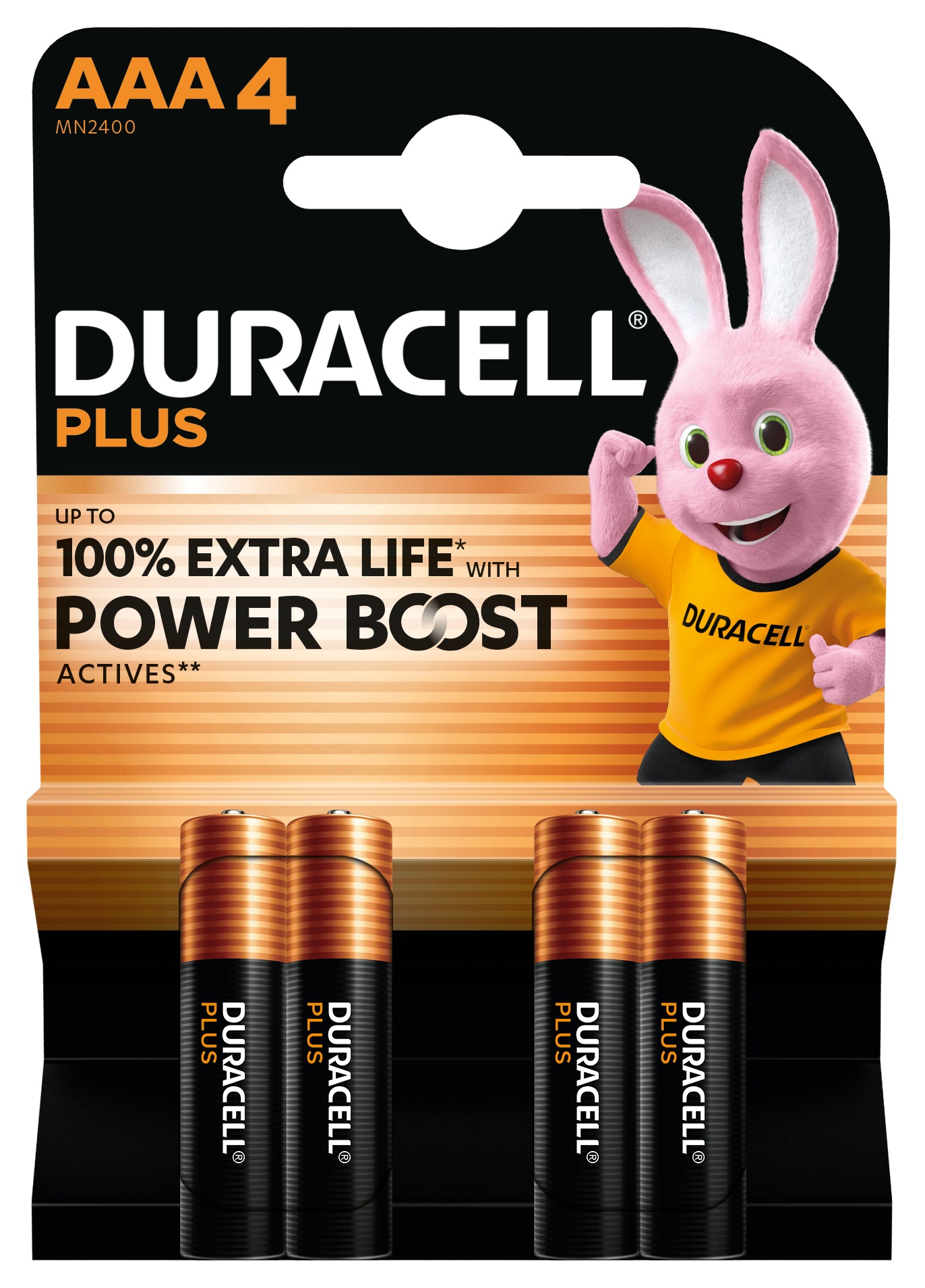 DURACELL PLUS POWER BOOST MN2400 AAA