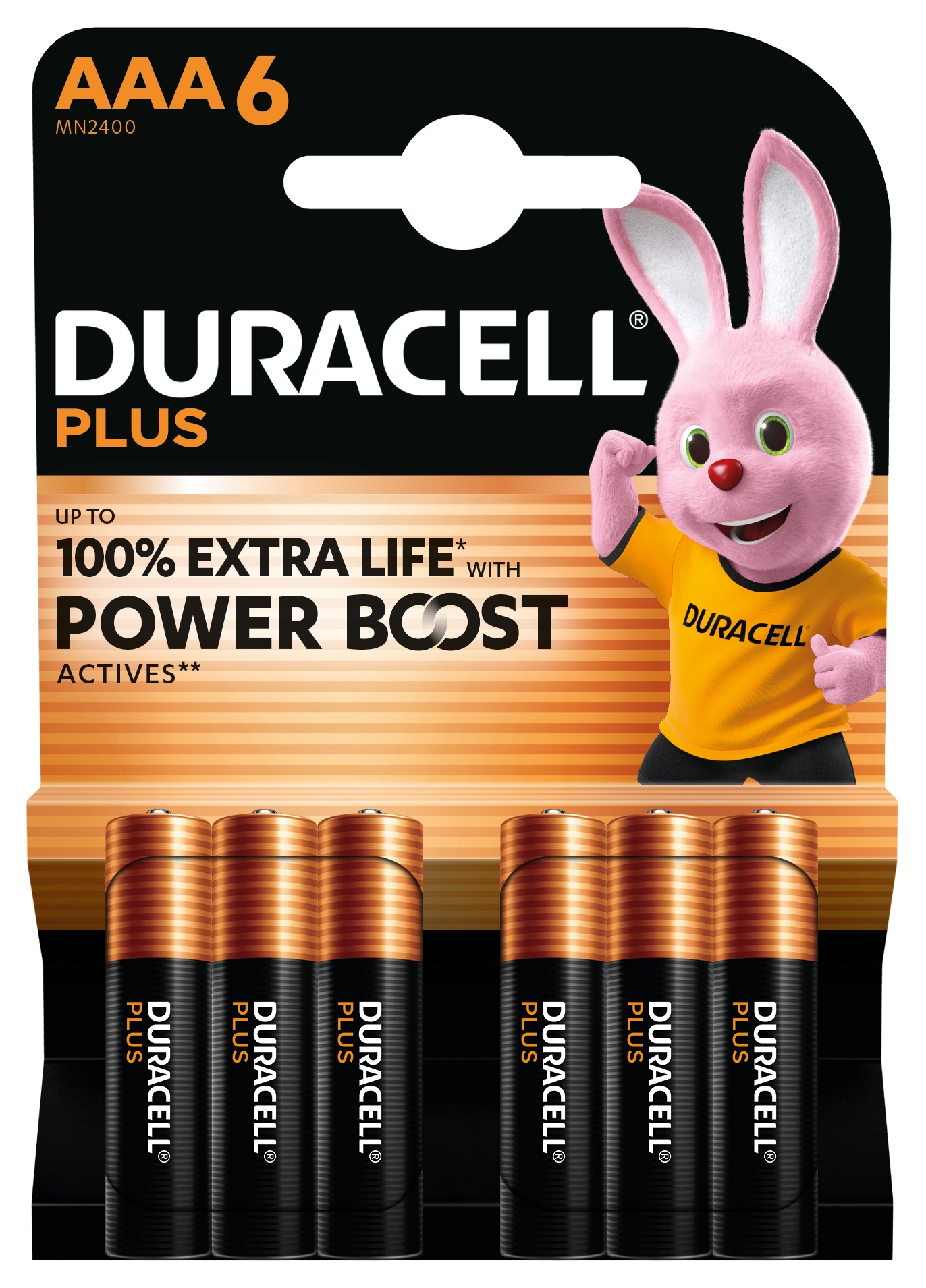 DURACELL PLUS POWER BOOST MN2400 AAA