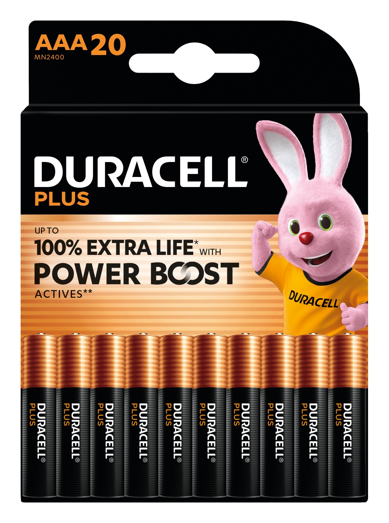 DURACELL PLUS POWER BOOST MN2400 AAA