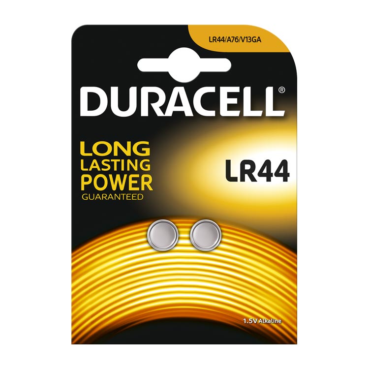 DURACELL ALKALINE LR44 1,5 VOLT